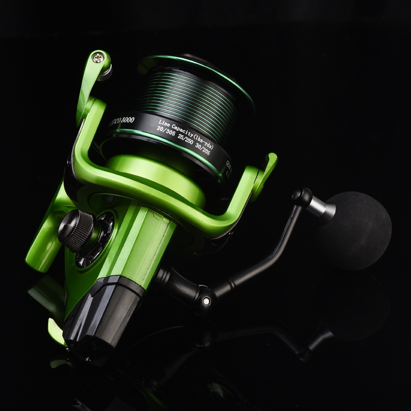 8000-1000 Series 4.9: I Levis Pondus adstare Metal Fishing Reel