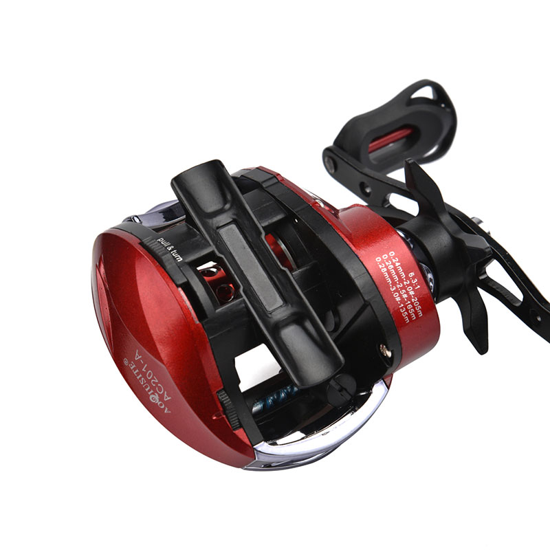 6.3:1 Metal Spool aqua Iacta Rota Fishing Reels