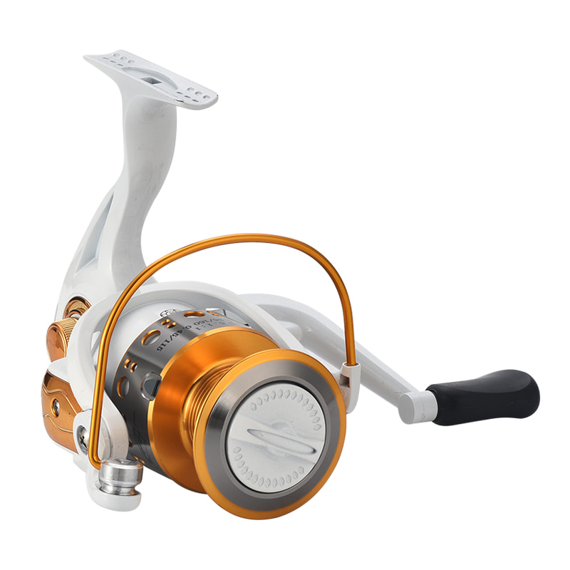 White Metal Spool Sea Fishing Spinning Reel Saltwater pellice Proiecta salo agitat adstare Pisces Reels