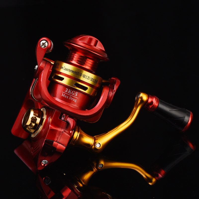 Full Metal CNC Screw-in handle deep water saltwater pelli pellice reels Ice Fishing Wheel piscandi reel lana mini reels