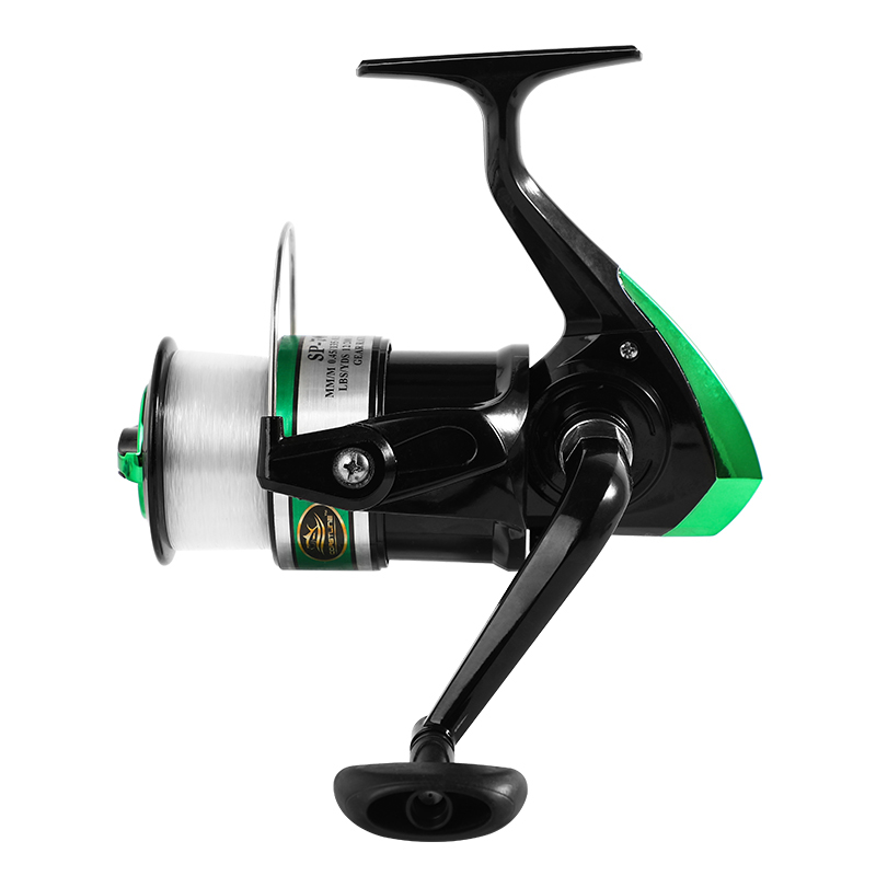 Plastic T Knob Metal Fishing Reel with Large Arbor Design