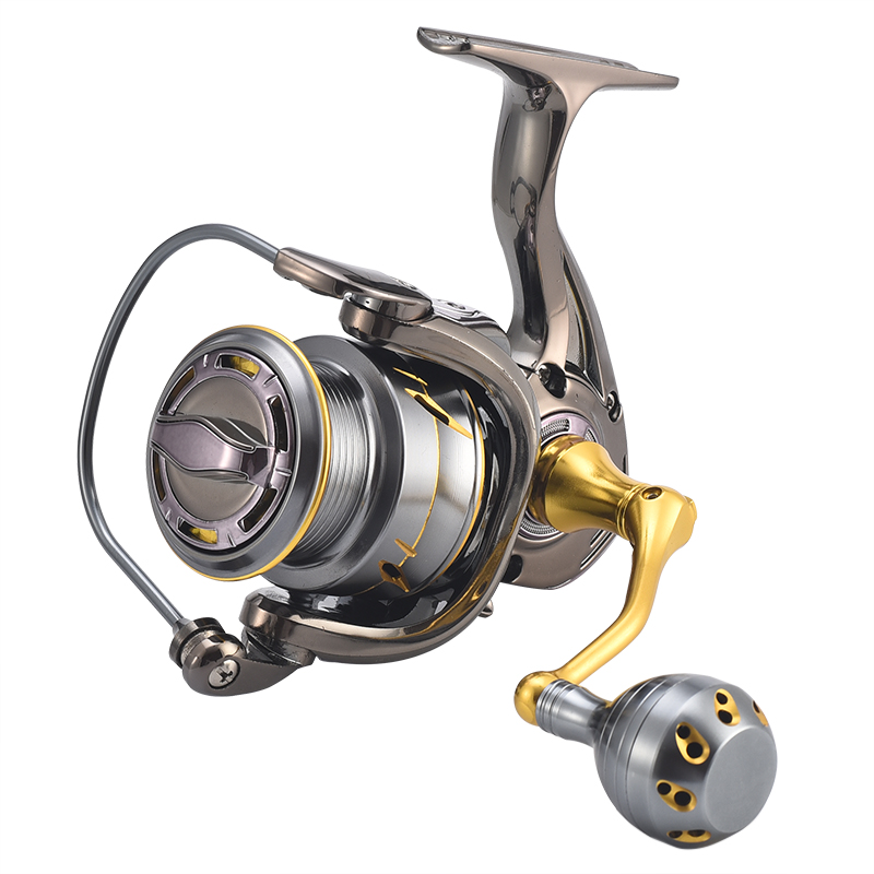 Precision Gears Fishing Reel with Metal CNC Power Handle