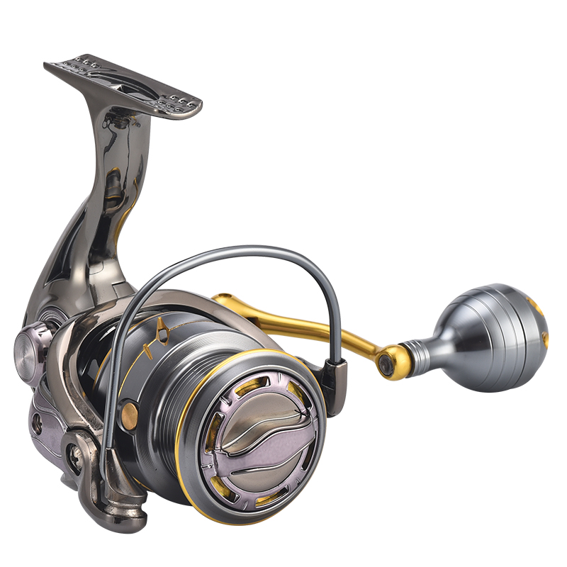 Precision Gears Fishing Reel with Metal CNC Power Handle