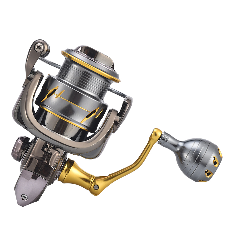 Precision Gears Fishing Reel with Metal CNC Power Handle